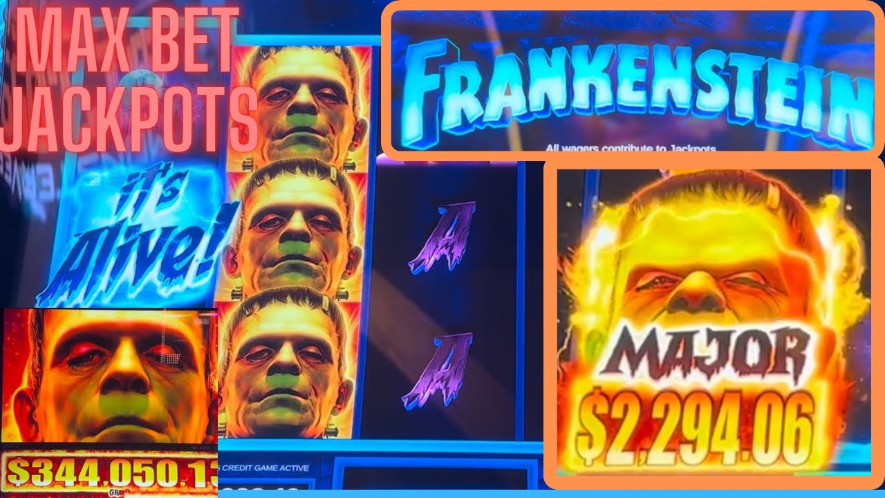 Major Jackpot & Back2Back Bonus Playing Frankenstein for the first time ￼
