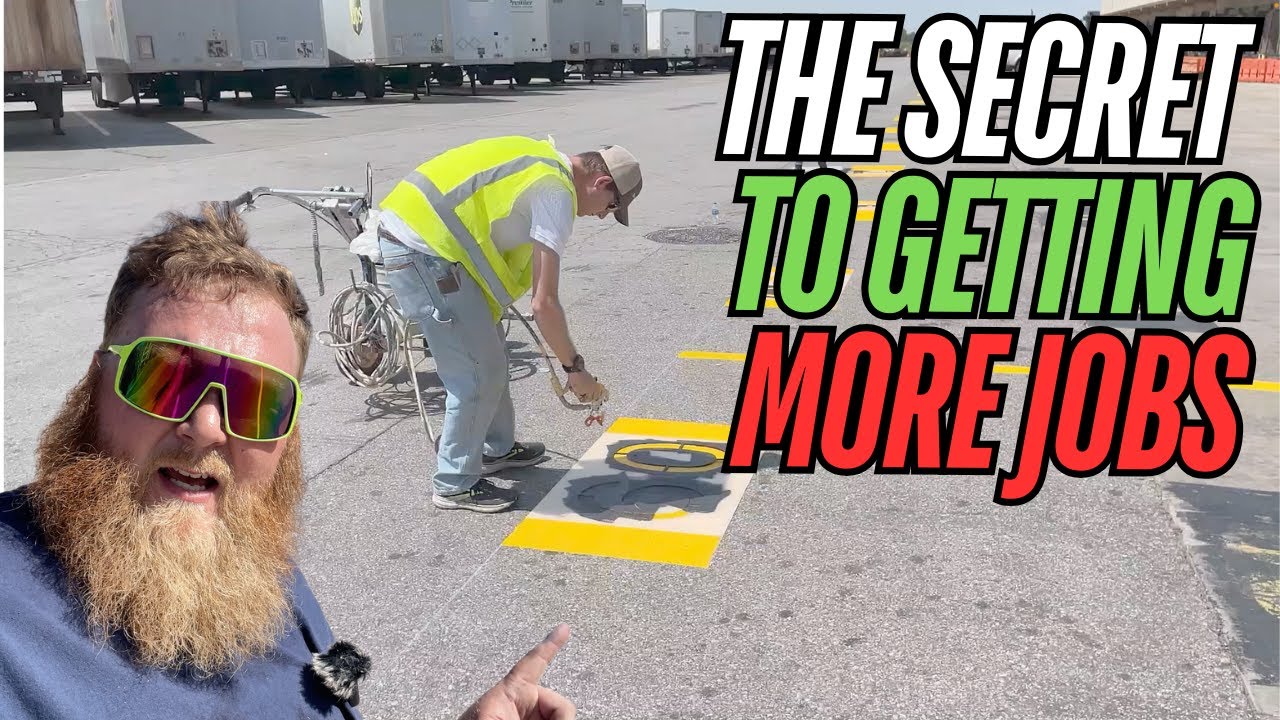 This ONE SECRET WILL HELP YOU MAKE MORE $$$$$$$$ | Parking lot Striping Business Start up