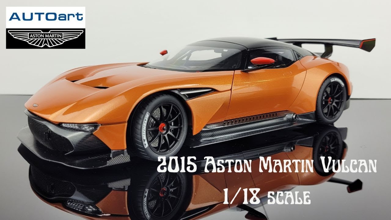 2015 Aston Martin Vulcan by AUTOart  1:18 Scale in Madagascar Orange