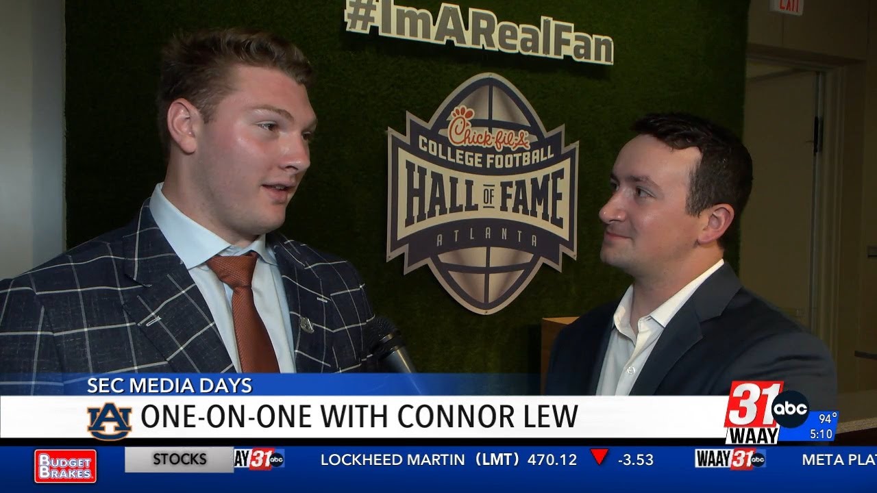Max Cohan goes one-on-one with Auburn center Connor Lew