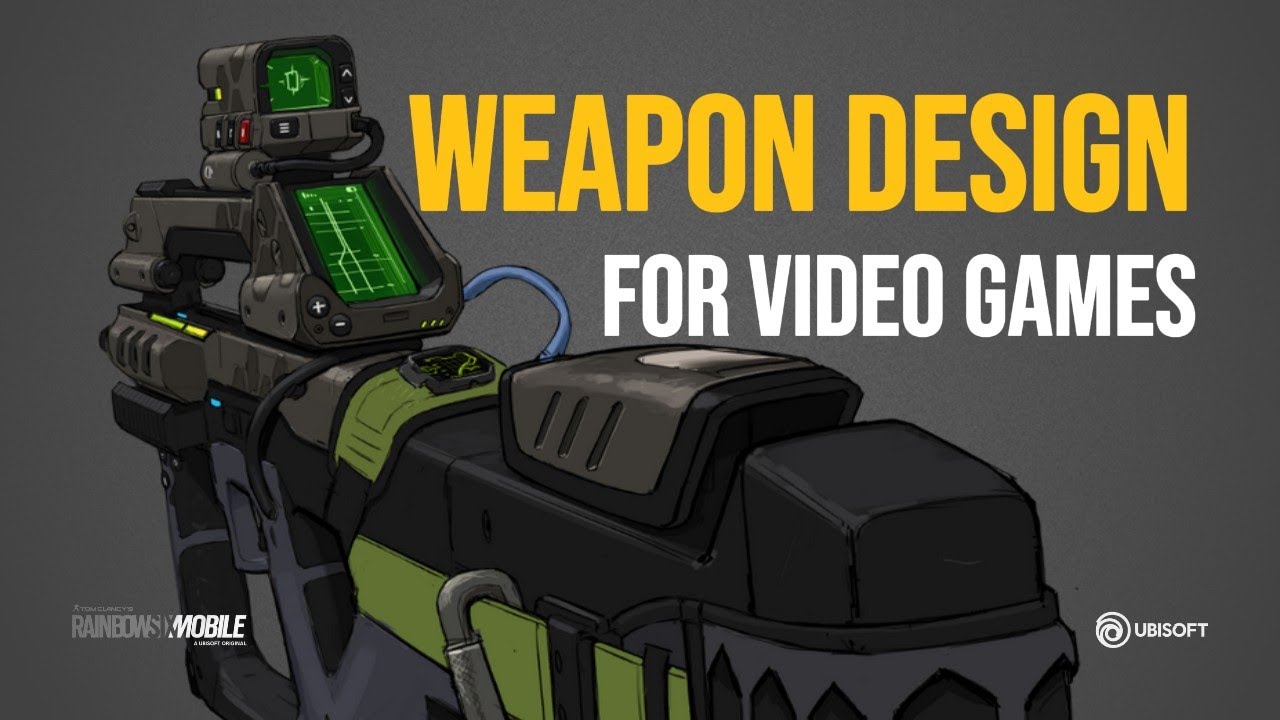 Weapon Design for Video Games from Ubisoft Concept Artist