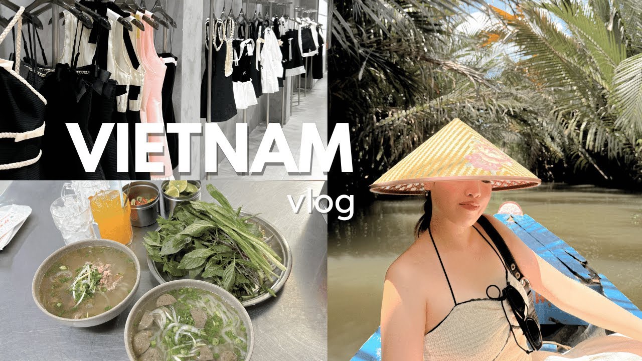 VIETNAM VLOG 🇻🇳🛵🛍️ | exploring Ho Chi Minh City, shopping local clothing brands, & cafe hopping