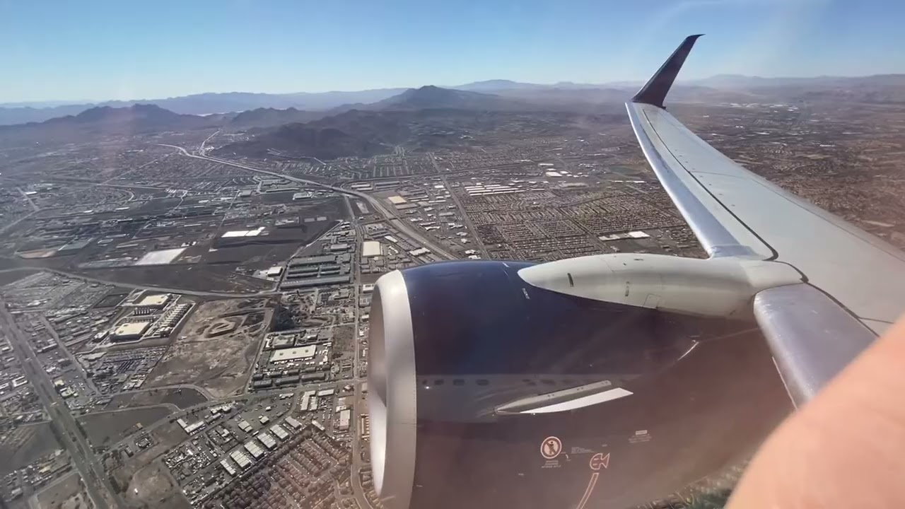 Delta 737-900ER takeoff Las Vegas