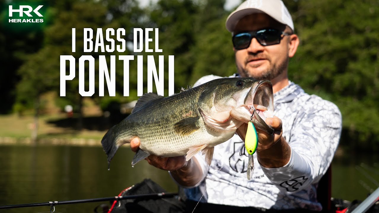 BASS FISHING AL PONTINI - pesca in belly boat in cava