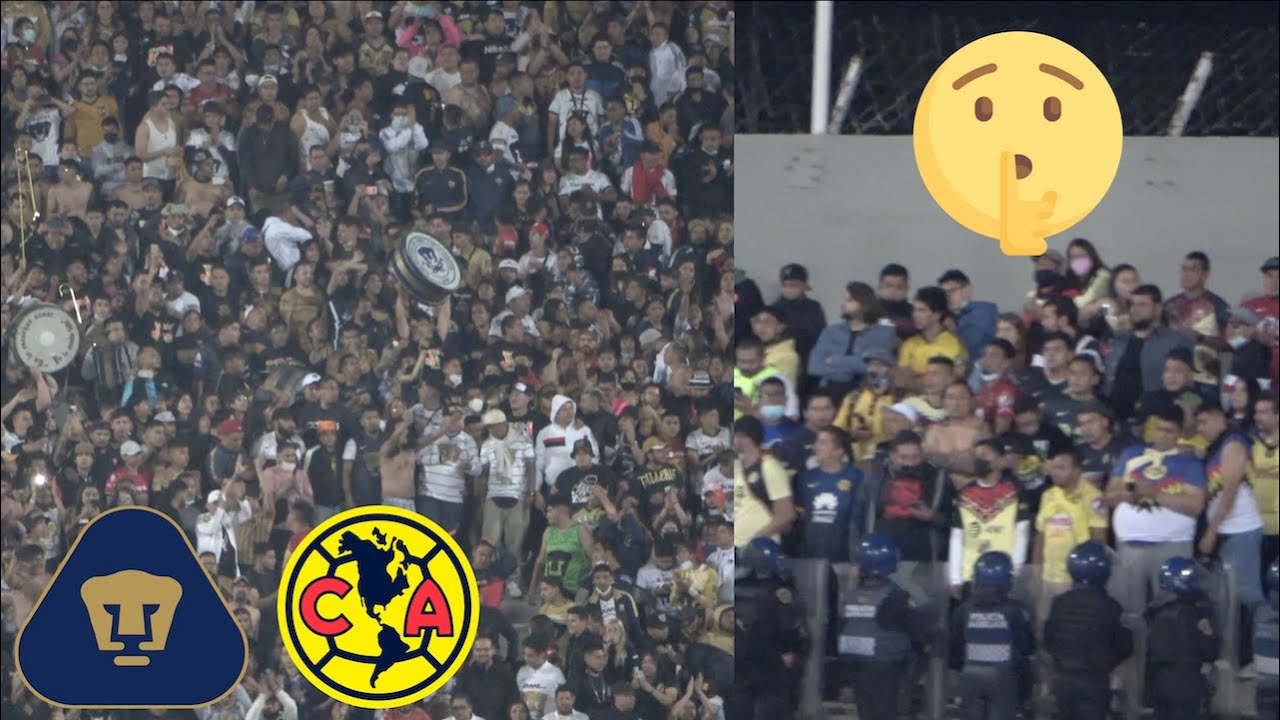 La REBEL dando LECCIONES - La Monumental CALLADA - Pumas vs América 2022