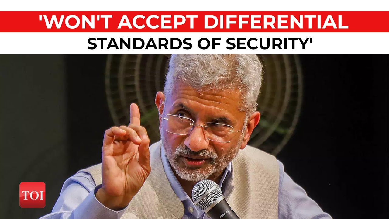 UK Khalistani protest: India won't accept differential standards of security, says EAM Jaishankar