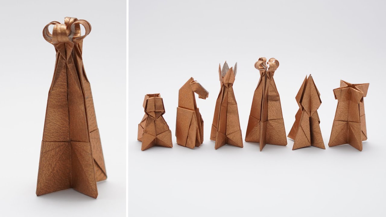CHESS ORIGAMI - KING ♔ (Jo Nakashima)