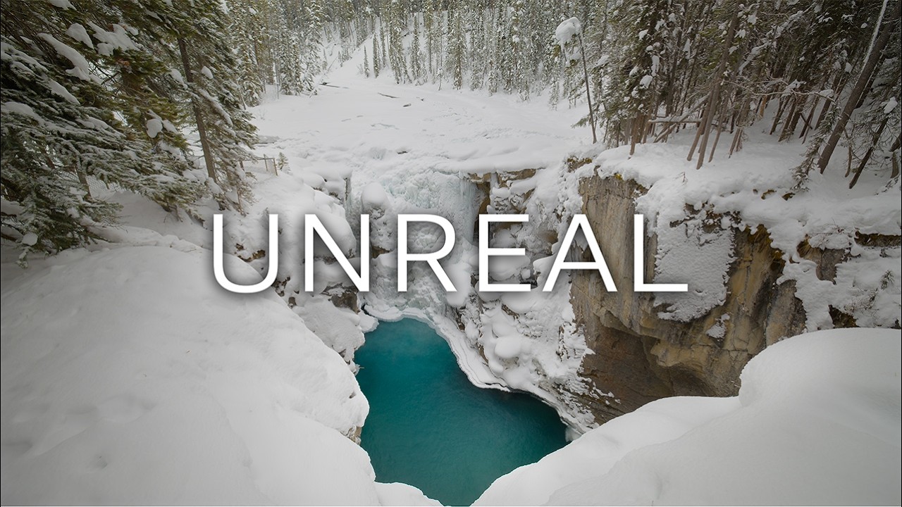 Photographing A Frozen Waterfall