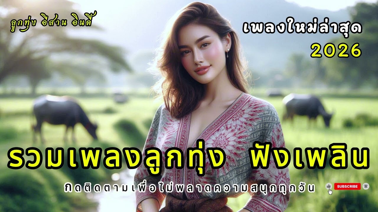 เพลงลูกทุ่งเพราะๆ 2026  คนไกลบ้าน ฟังเพลิน ฟังสบาย ในวันทำงาน เพลงใหม่ล่าสุด เติมกำลังใจ