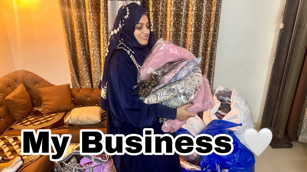 Meem Hijab lekar aaya hai new collection 🧕🏻Event ki tayyari ✨#meenazfam#buisness #event #hijab#fyp