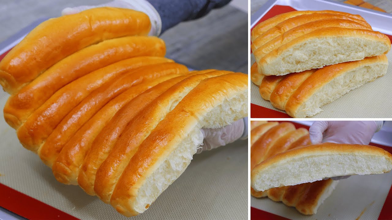 خبز المخابز في البيت طري هش مثل القطن وخفيف كالغيمه اتمنى تجربوه❤Milk Bread