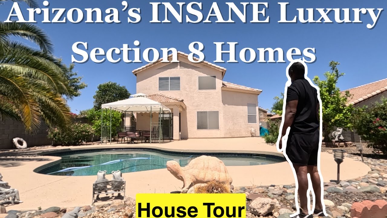 Inside Look Arizona's LUXURY Section 8 House w/Private Pool!