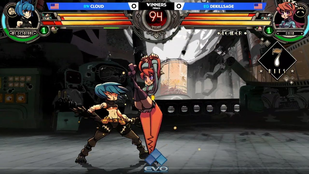 Skullgirls: RW Cloud vs EG Dekillsage - Winners Finals - EVO 2021 Online NA