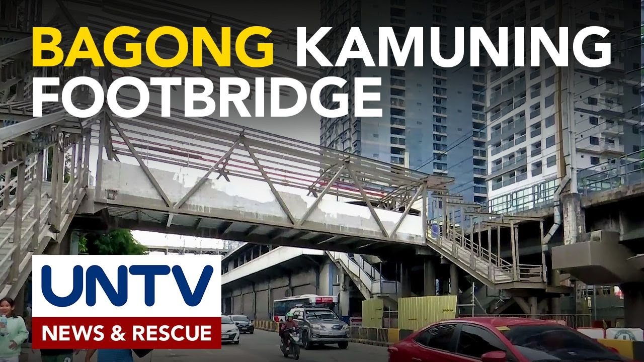 Bagong footbridge sa Kamuning, inaasahang matatapos sa 1st qtr ng 2026