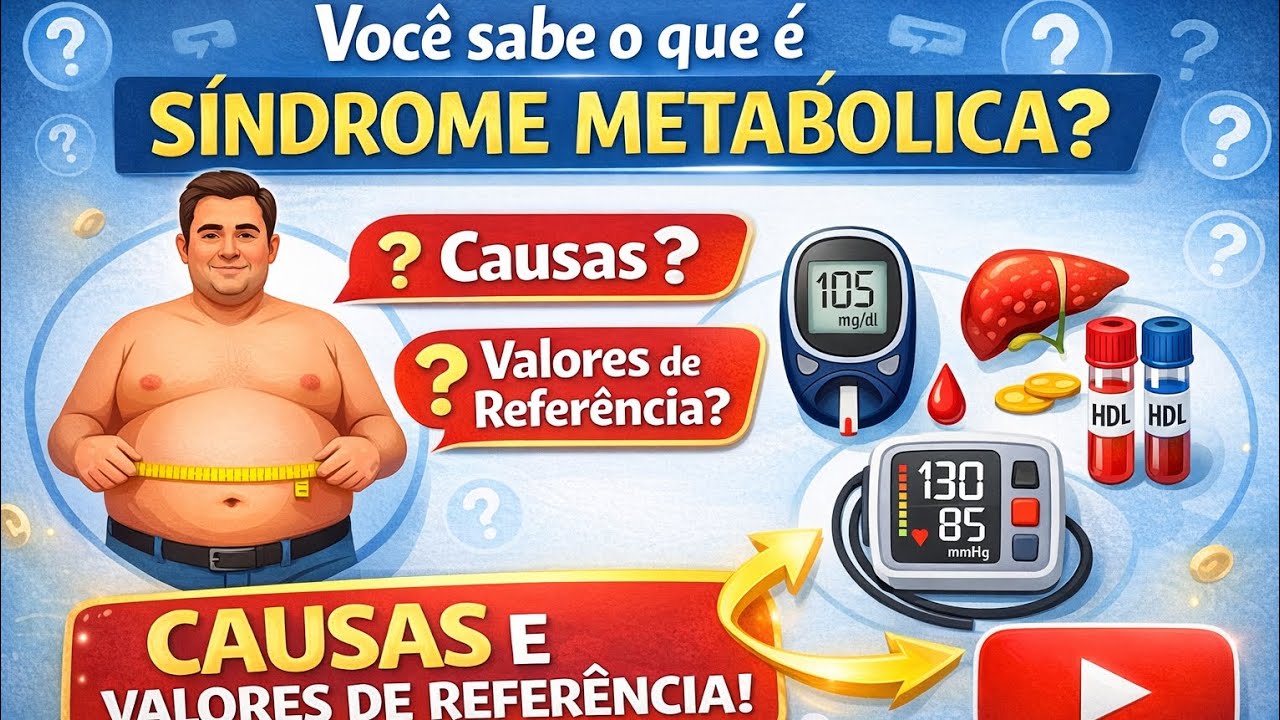 Você já ouviu falar em Síndrome metabólica? 🤔 #saude #nutrição #obesidade #hipertensao 