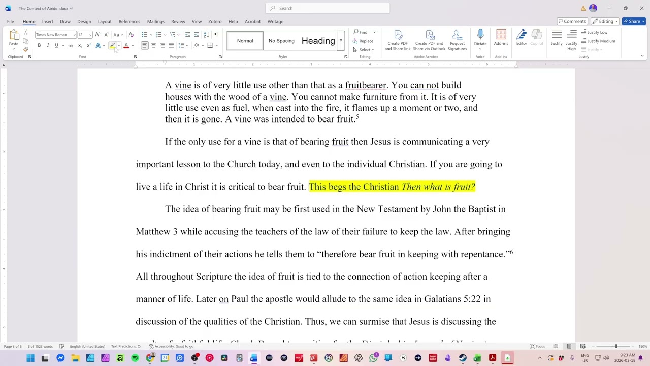 Feedback for Matthew Good