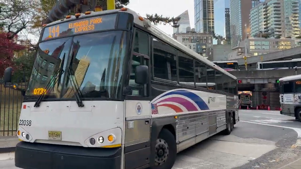 New Jersey Transit Bus Compilation at Port Authority Bus Terminal #4