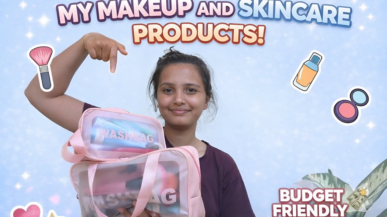 My Makeup💄🪭and Skincare Products👛 under 300 Rs/#viral #vlog #makeup #skincare #marathivlog #akshada 