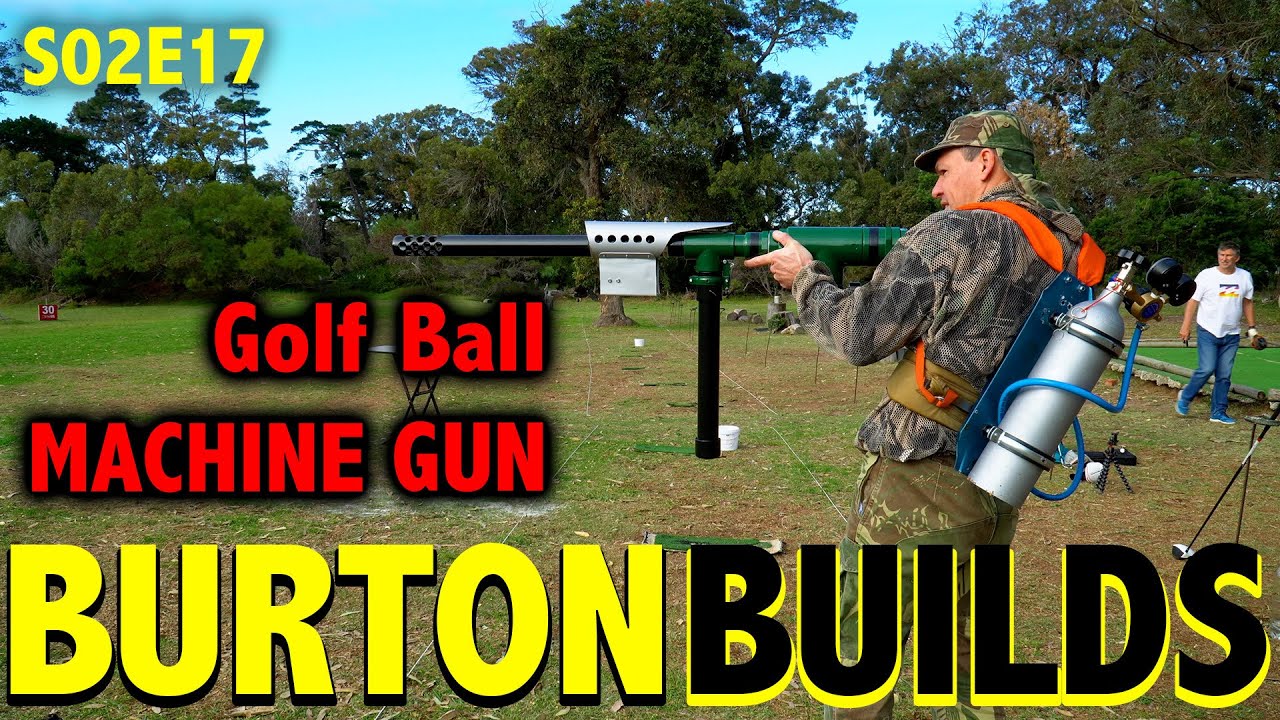 TESTING Worlds Best Golf Ball Cannon- Burton Builds [4K]