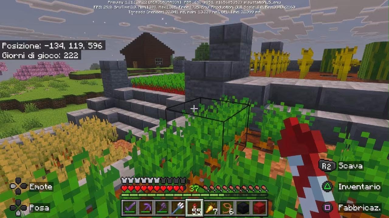 Gioco a Minecraft