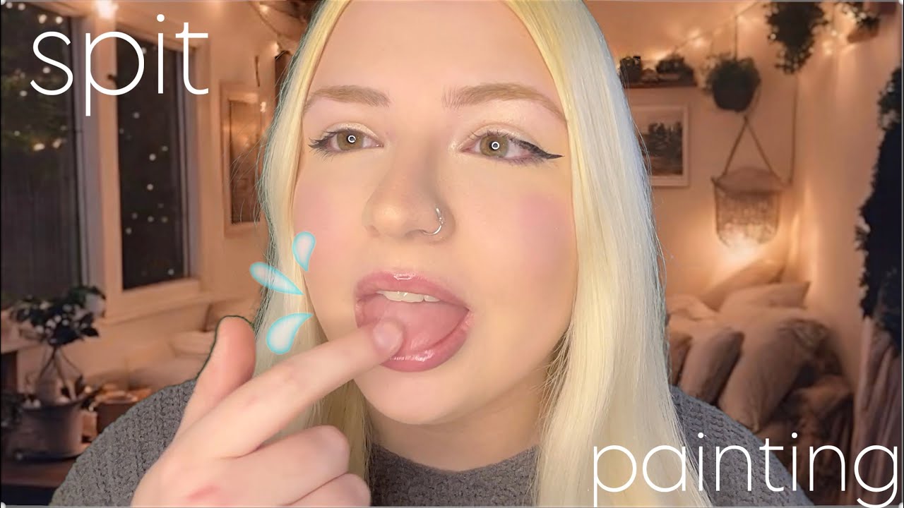 30 MIN ASMR Face Painting Roleplay | Wet Brush, Hand Sounds & Whispers