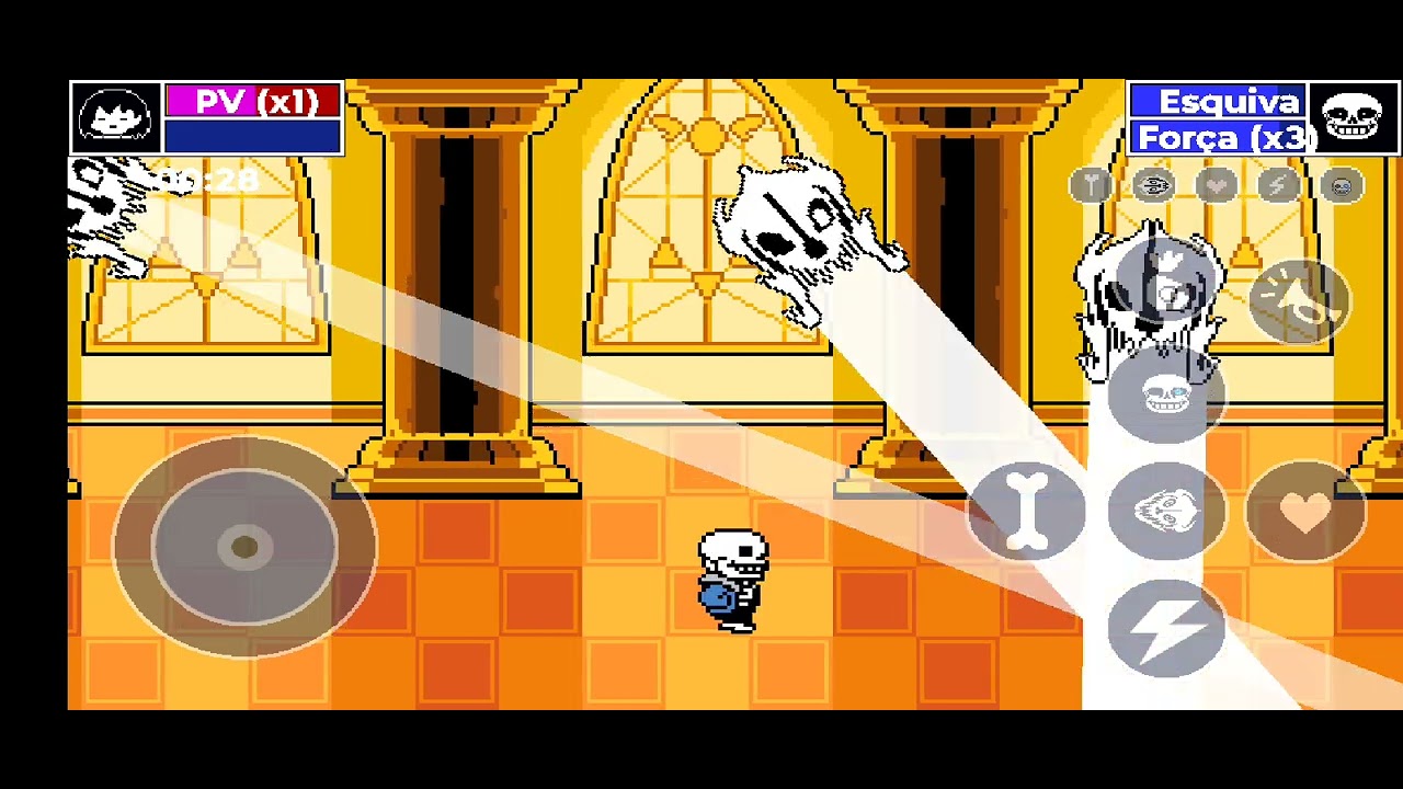 Sans vs frisk lv1