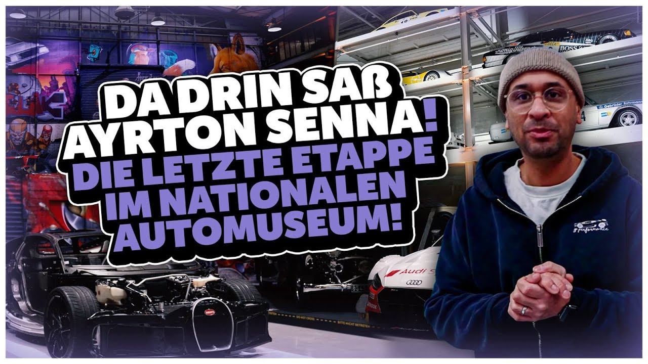 JP Performance - Da drin saß Ayrton Senna! Die letzte Etappe im Nationalen Automuseum!
