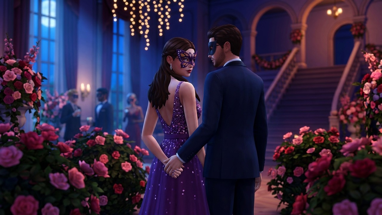 Désir Masqué 🫦🎭 Sims 4 ♦ Short Love Story ♦ Music Video