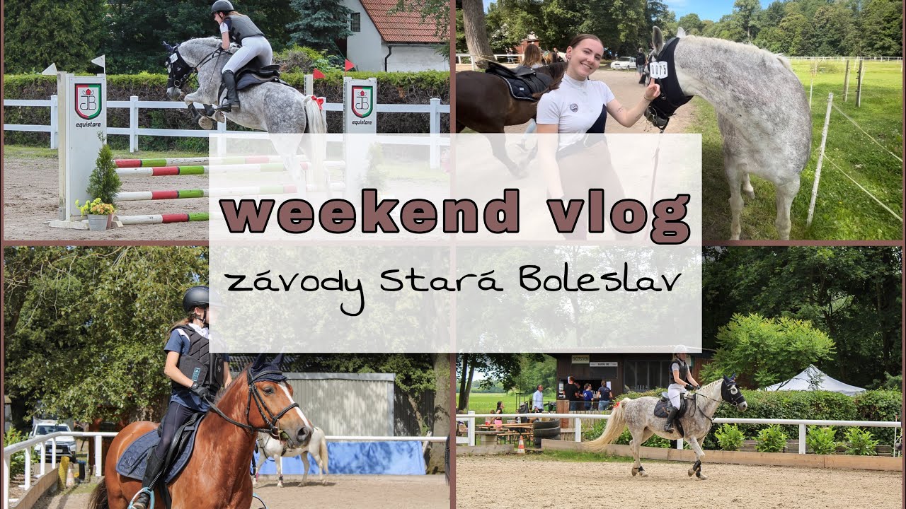 závody ve Staré Boleslavi s Veru a Korin // weekend vlog