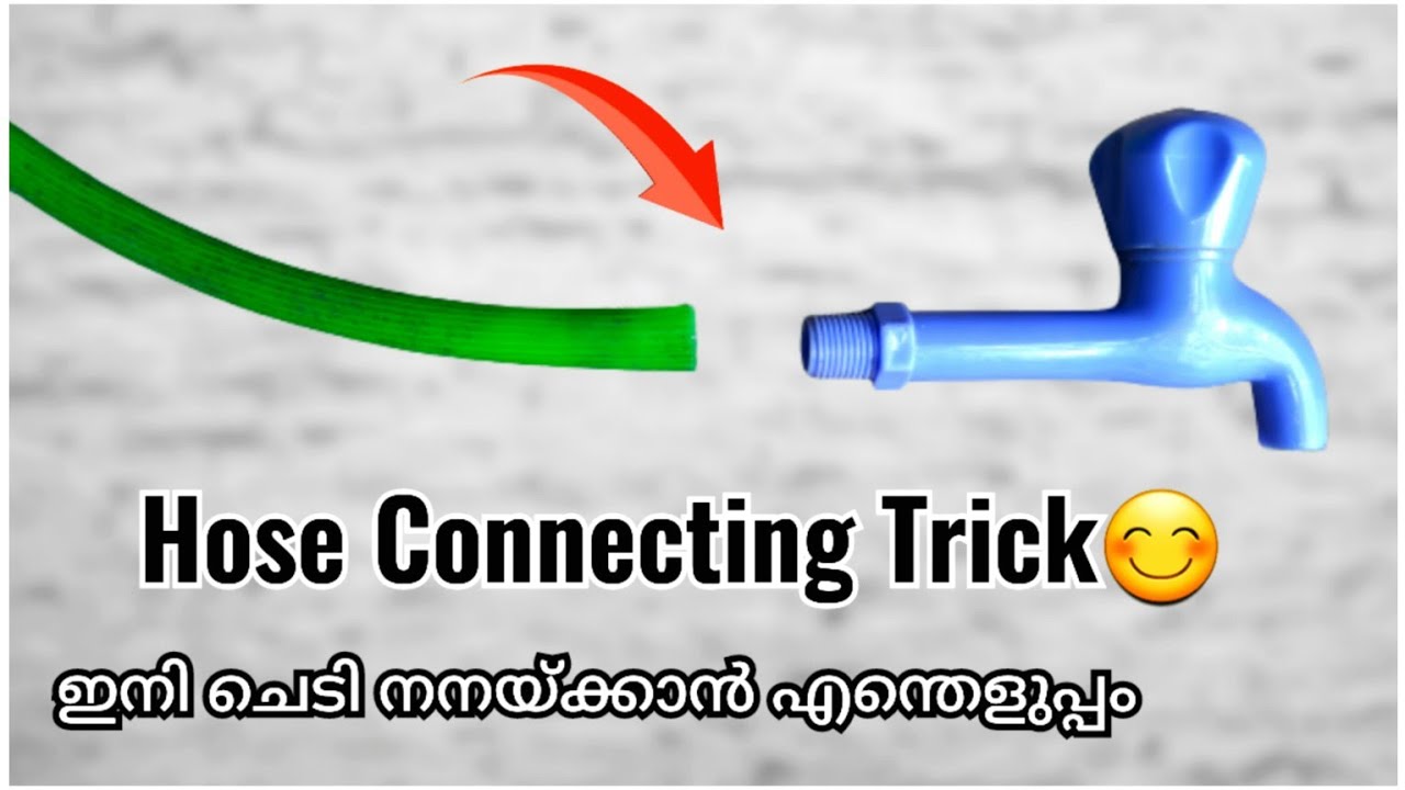 How to connect Tap to the Hose || Pvc Tap fitting to the hose||simple trick.