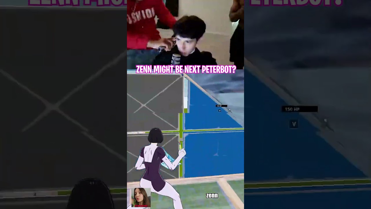 Zenn Goes Crazy While Getting a Haircut 🤯 #fortnite