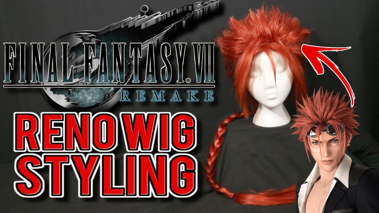 Reno Wig Styling (Final Fantasy VII Remake wig styling + Update!)