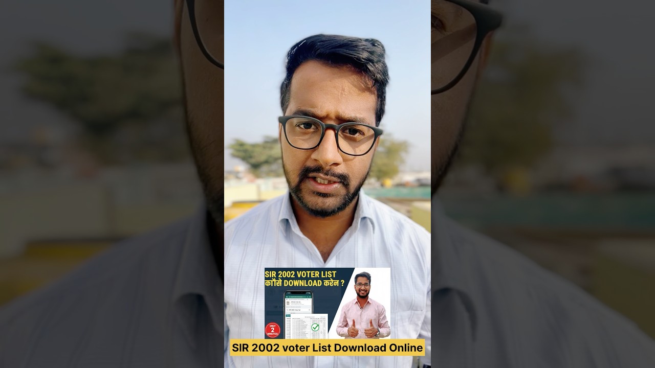 SIR 2002 Voter List Kaise Nikale | All State List