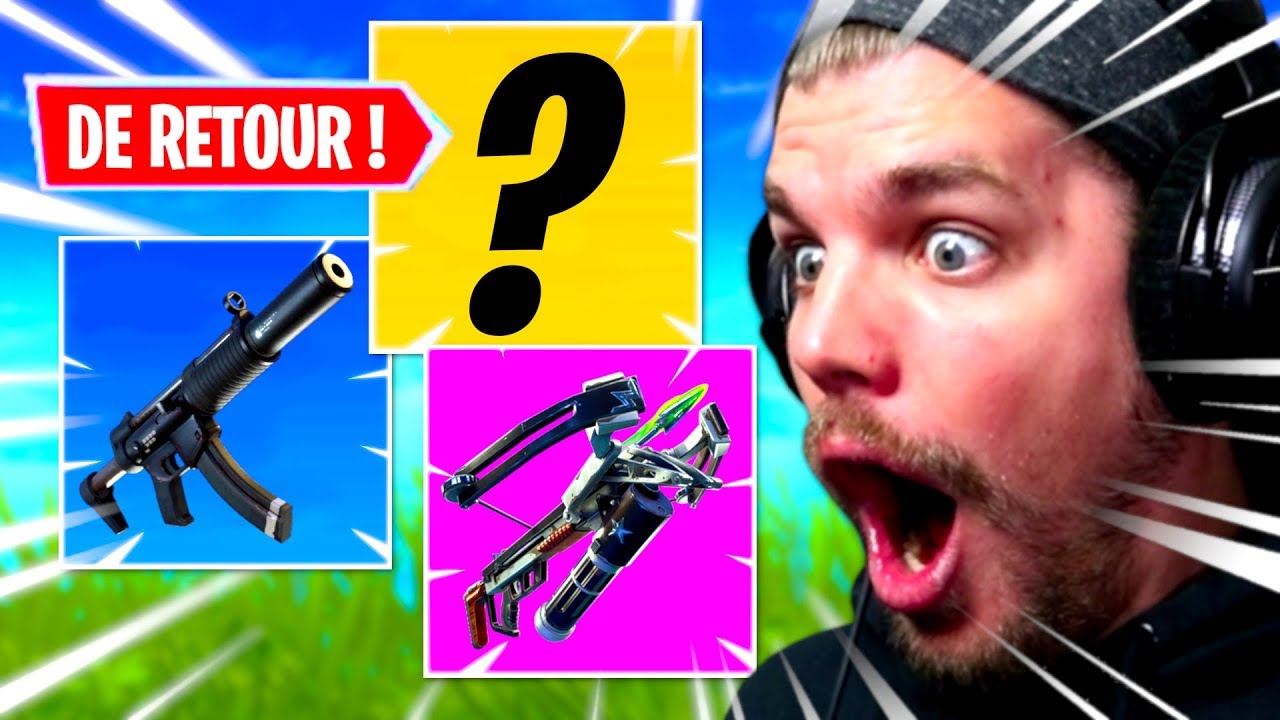 CES ARMES SONT DE RETOUR SUR FORTNITE !!