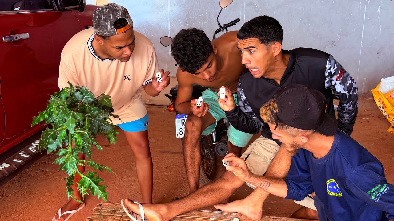 DESAFIO EXTREMO DO DAMINÓ COM FAVELA! -deu ruim 