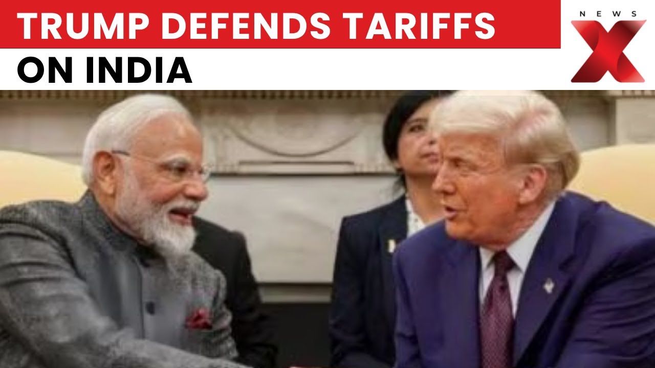 Trump Defends Tariffs on India, Pakistan, Claims They Helped Resolve Multiple Conflicts | NewsX