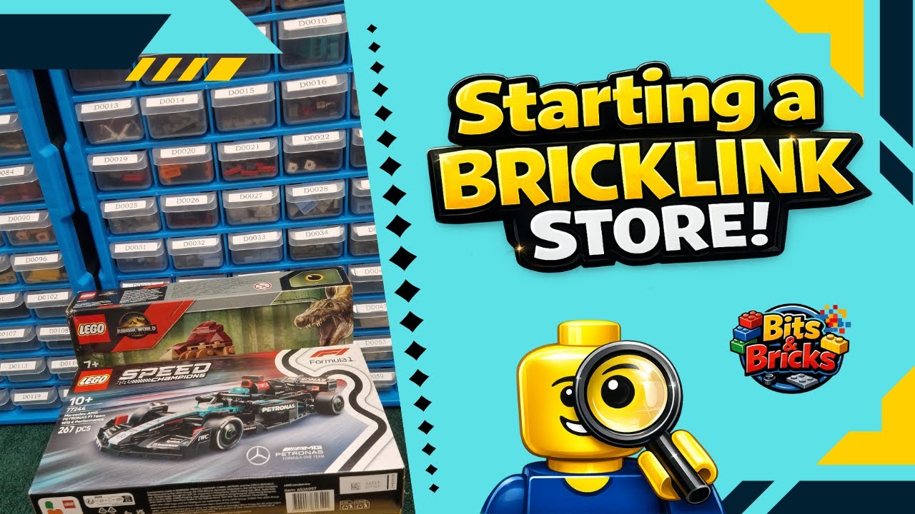 Starting a BrickLink Store | My LEGO Setup, First Orders & Sets to Part Out Vlog#1