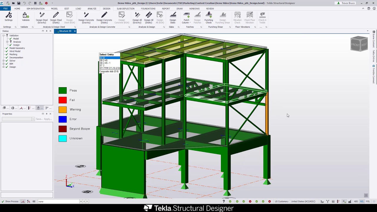 Tekla Structural Designer in 5 Minutes