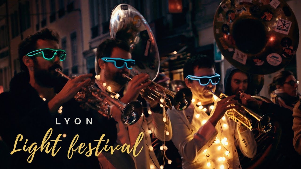Lyon - Light Festival (Fete de Lumières) - Cinematic Travel 4K