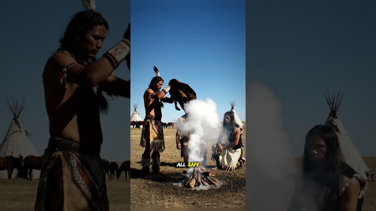 The Secret Code of Native Smoke Signals #nativeamericanhistory #shorts