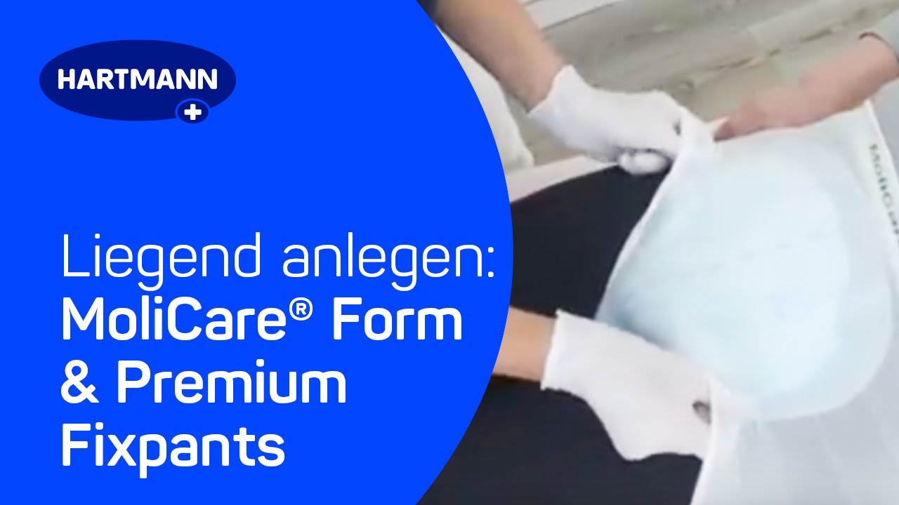 MoliCare® Form & MoliCare® Premium Fixpants | Anlegetechnik liegend