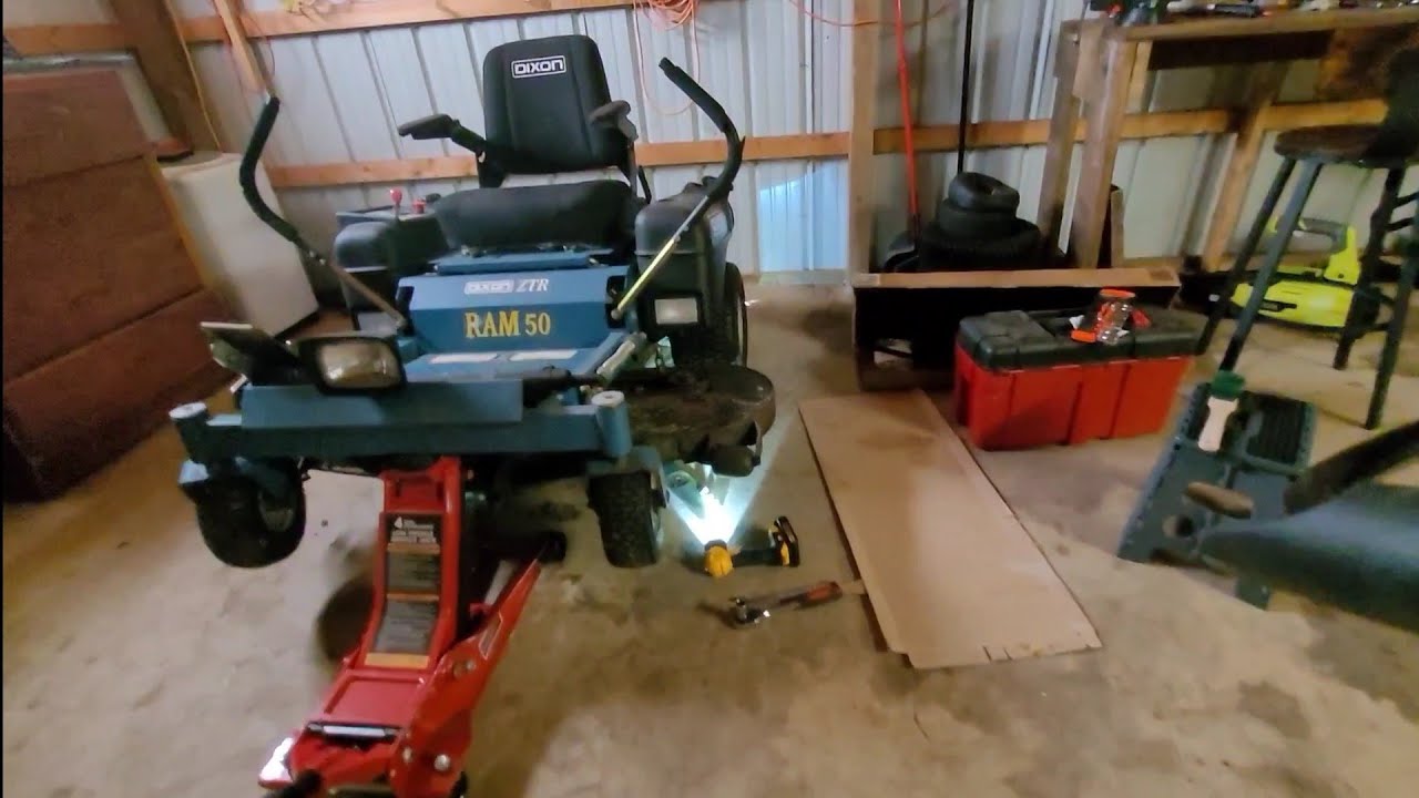 Maintenance on my dixon zero turn mower (part 1)