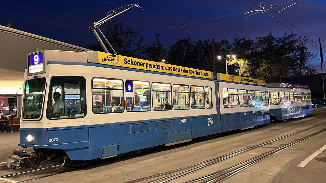 Viele Tram 2000 in Zürich, 6. Oktober 2023