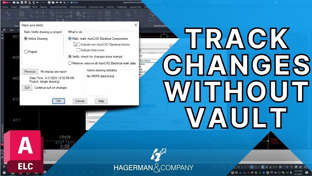 Track Changes Without Vault in AutoCAD Electrical (2026)