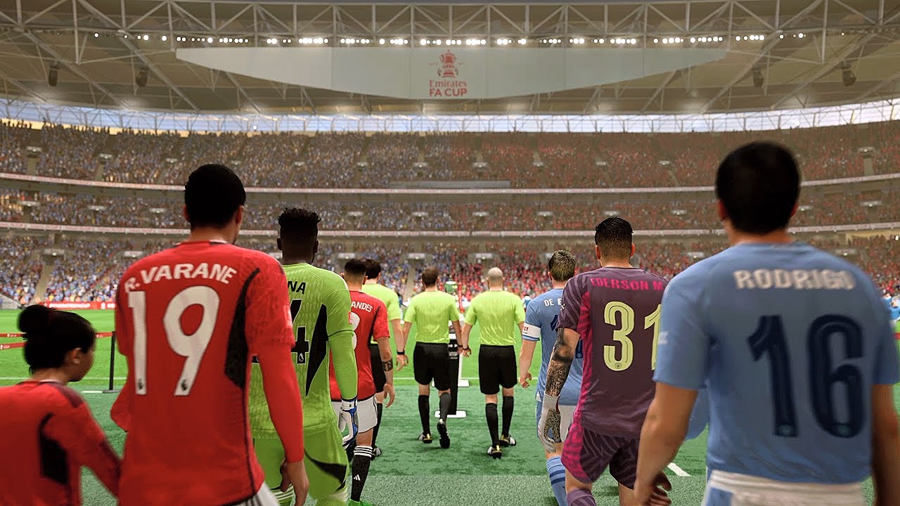 EA FC 24 FA Cup Final 2024 Prediction with CPU vs CPU Realistic Sliders
