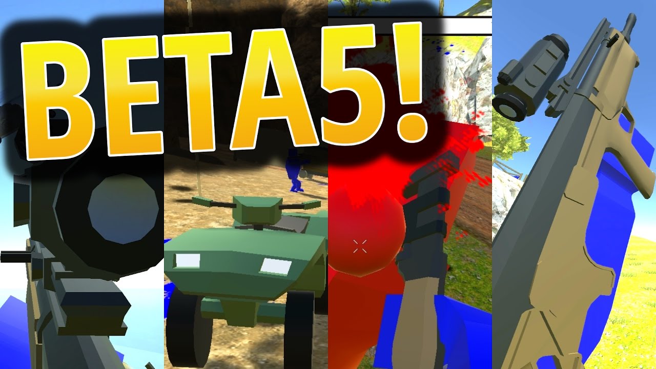NEW GUN +QUAD +MELEE Ravenfield BETA 5 HOLIDAY SPECIAL