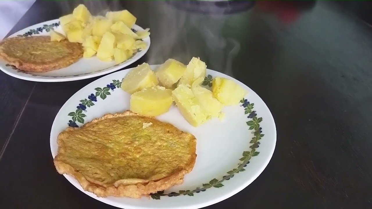 Mincarea saracului snitel de parizer cu cartofi naturi,satios bun