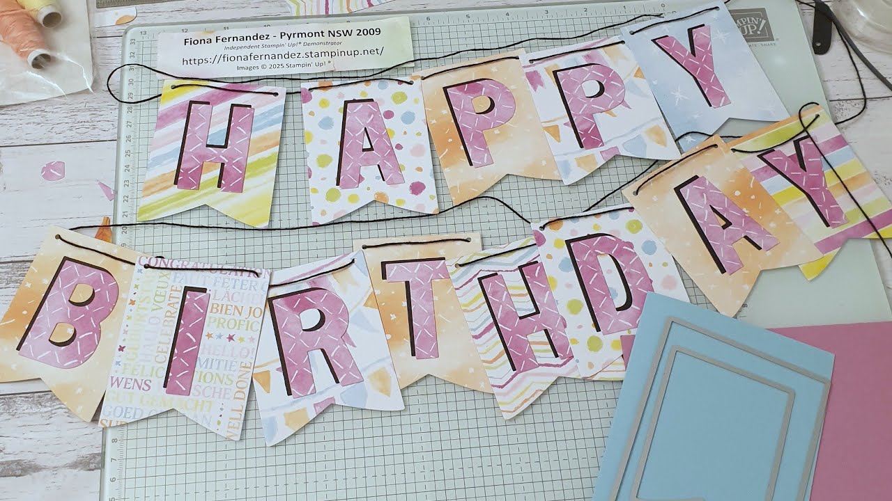 Come and craft with me with Party Alphabet Dies