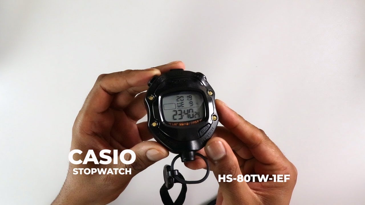 Quick Look at this Casio Referee Stopwatch HS 80TW 1EF
