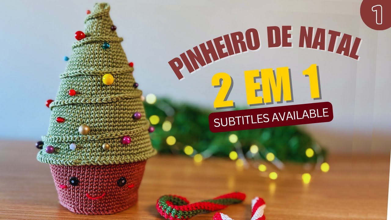 Pinheiro de Natal - 2 em 1 - Parte 1 - Padrão Glê Negri